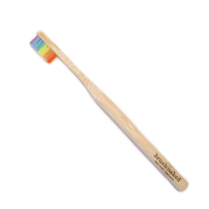 Brush Naked Bamboo Rainbow Pride Toothbrush